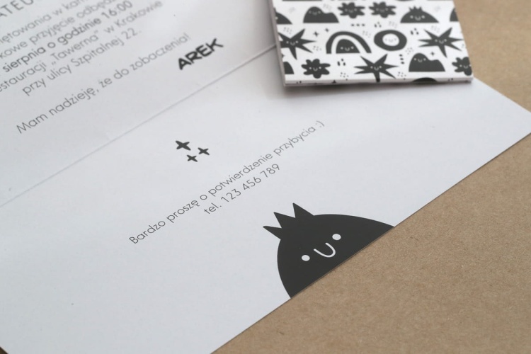 Zaproszenia urodzinowe - stranger