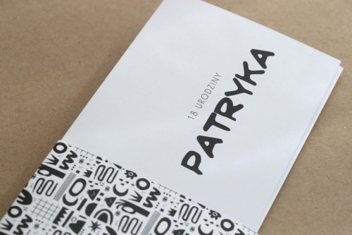 Zaproszenia urodzinowe - stranger