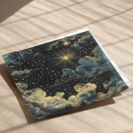 Zaproszenia kwadratowe z kalką - vintage collage