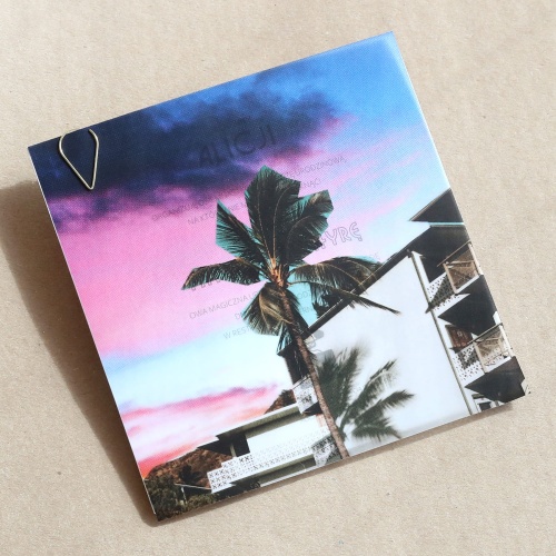 Zaproszenia urodzinowe w stylu retro z ozdobną kalką