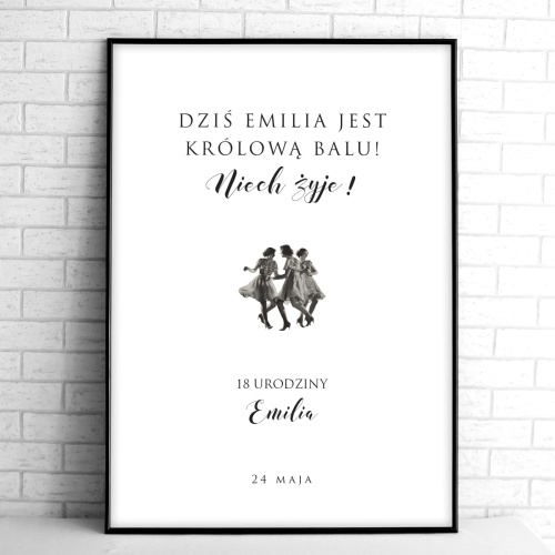 Vinted tablice powitalne na przyjęcie urodzinowe