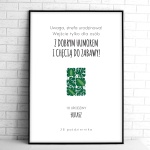 Tablice powitalne na przyjęcie urodzinowe z liśćmi