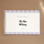 Księga gości na przyjęcie urodzinowe z mozaiką