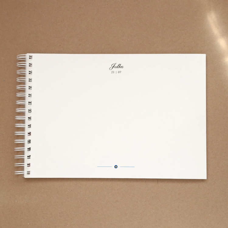 Księga gości na przyjęcie urodzinowe z kolorowym wzorem