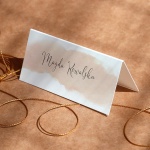 Pastelowo różowe winietki urodzinowe