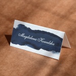 Granatowe winietki urodzinowe