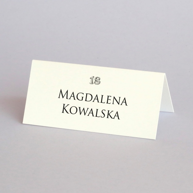 Winietki urodzinowe ze srebrnym balonem