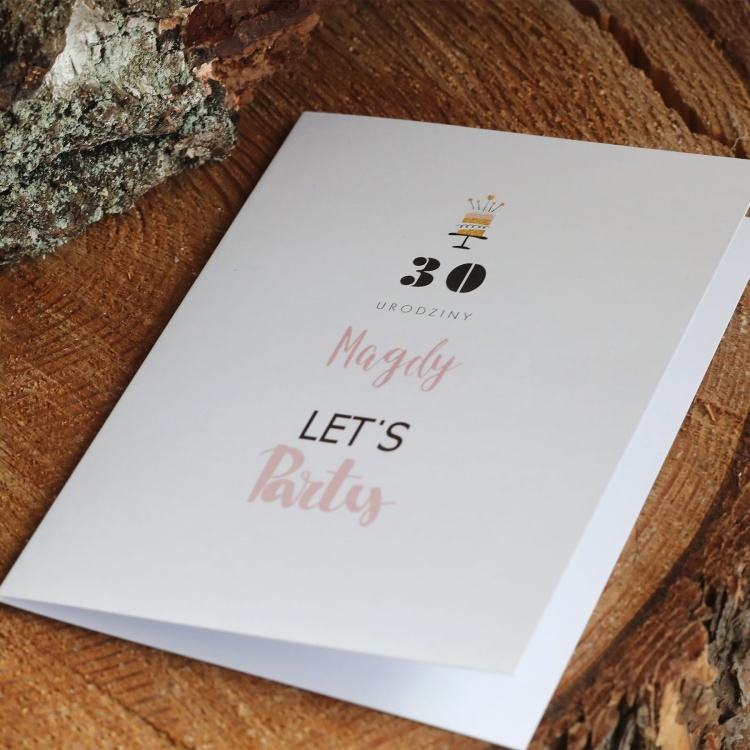 Zaproszenia na urodziny z tortem