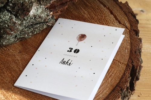 Zaproszenia na urodziny z balonem