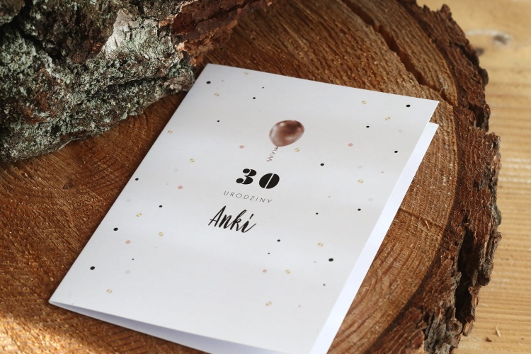 Zaproszenia na urodziny z balonem