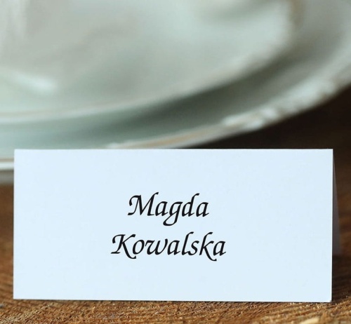 Winietki ślubne eleganckie