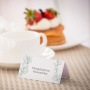 Delikatne winietki ślubne w stylu boho z seledynowymi listeczkami