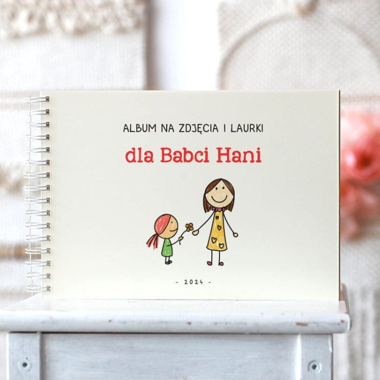 Album na zdjęcia i laurki dla Babci