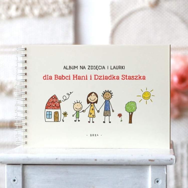 Album na zdjęcia i laurki dla Babci i Dziadka