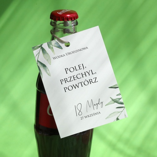 Urodzinowe zawieszki z motywem delikatnych liści