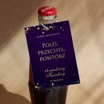 Fioletowo-złote urodzinowe zawieszki