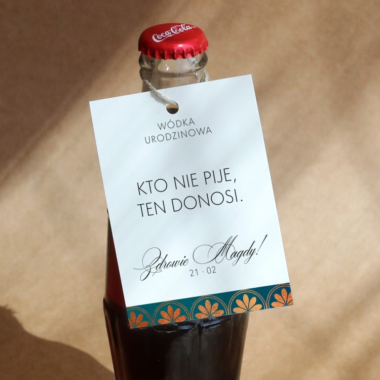 Czarno-złote urodzinowe zawieszki