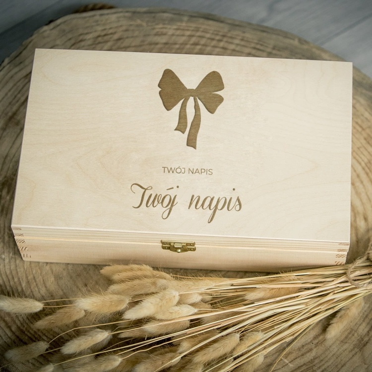 Szkatułka, pudełko z dedykacją