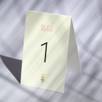 Numerki na stół urodzinowy z tortem