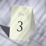 Numerki na stół urodzinowy z brokatem rose gold