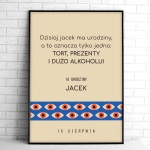 Tablice powitalne na przyjęcie urodzinowe ze wzorem z oczami