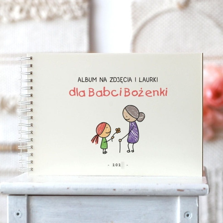 Album na zdjęcia i laurki dla Babci