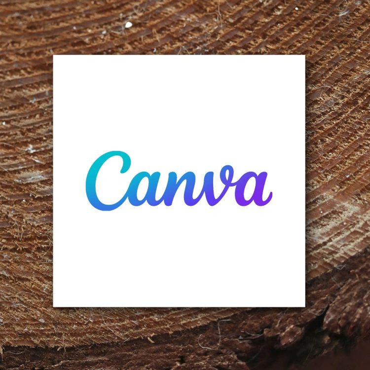 Kwadratowe naklejki - druk projektu z canva