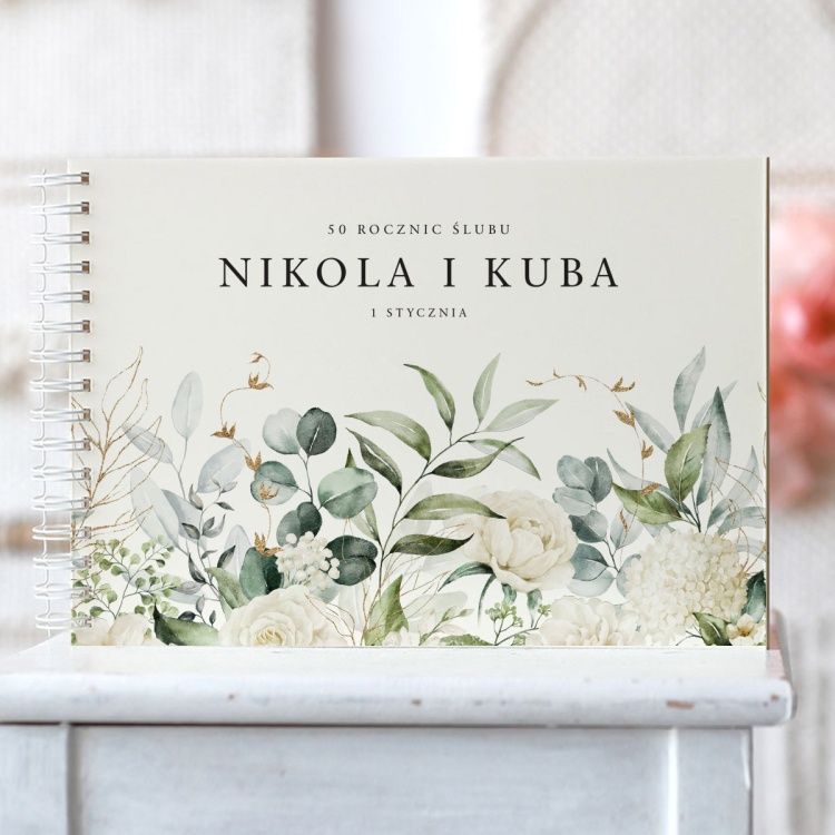 Sentymentalny prezent na ślub - Kronika 50 rocznic
