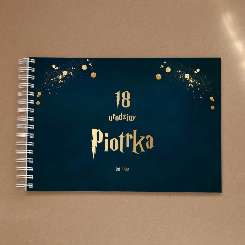 Księga gości na przyjęcie urodzinowe Harry Potter