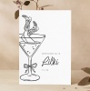 Urocze zaproszenia urodzinowe z kowbojkami w kieliszku