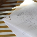 Zaproszenia z srebrnym brokatem na 40 urodziny