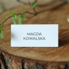 Proste winietki na stół