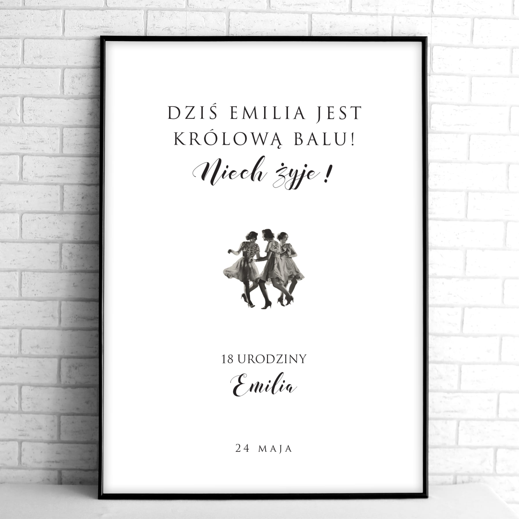 Vinted tablice powitalne na przyjęcie urodzinowe