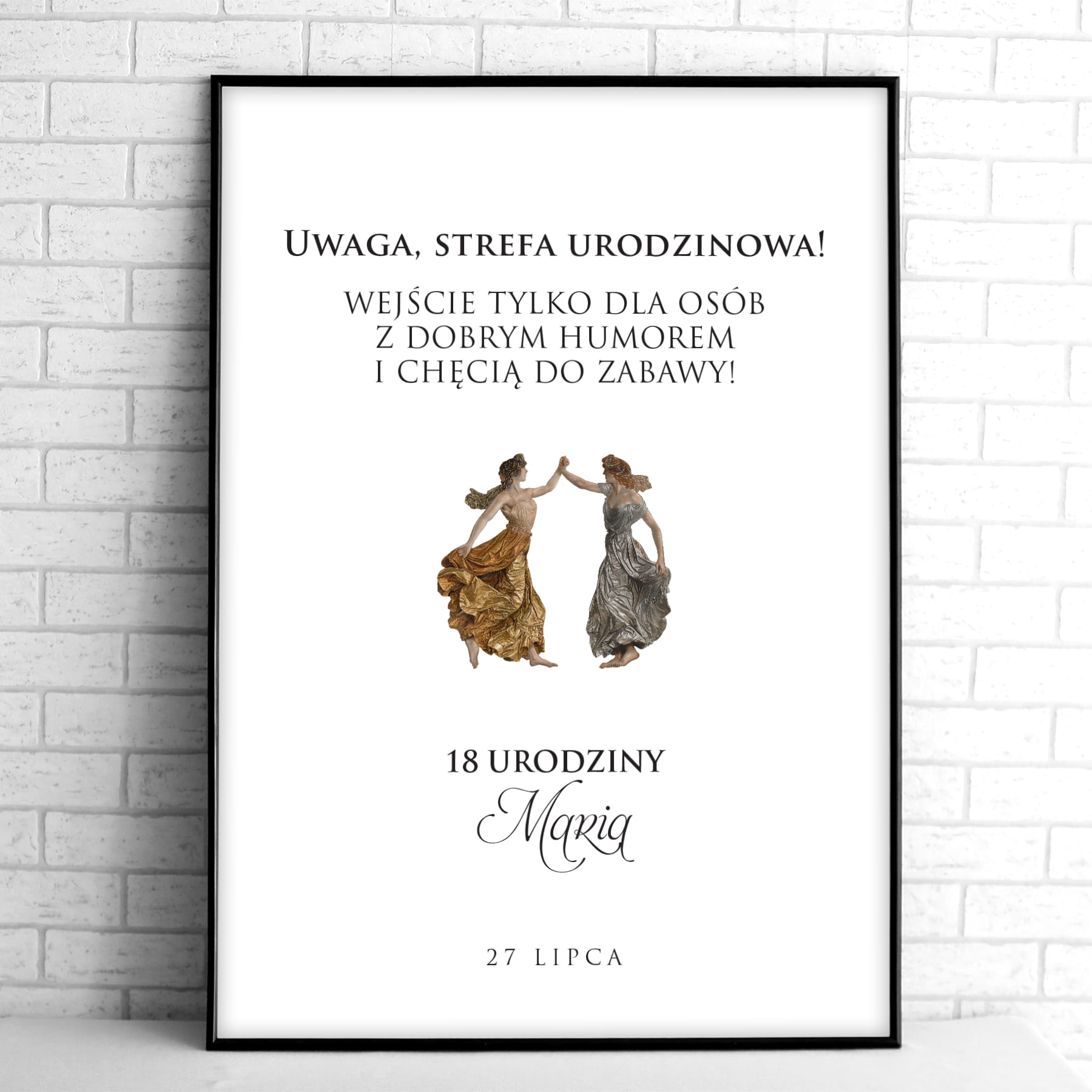 Vintage tablice powitalne na przyjęcie urodzinowe