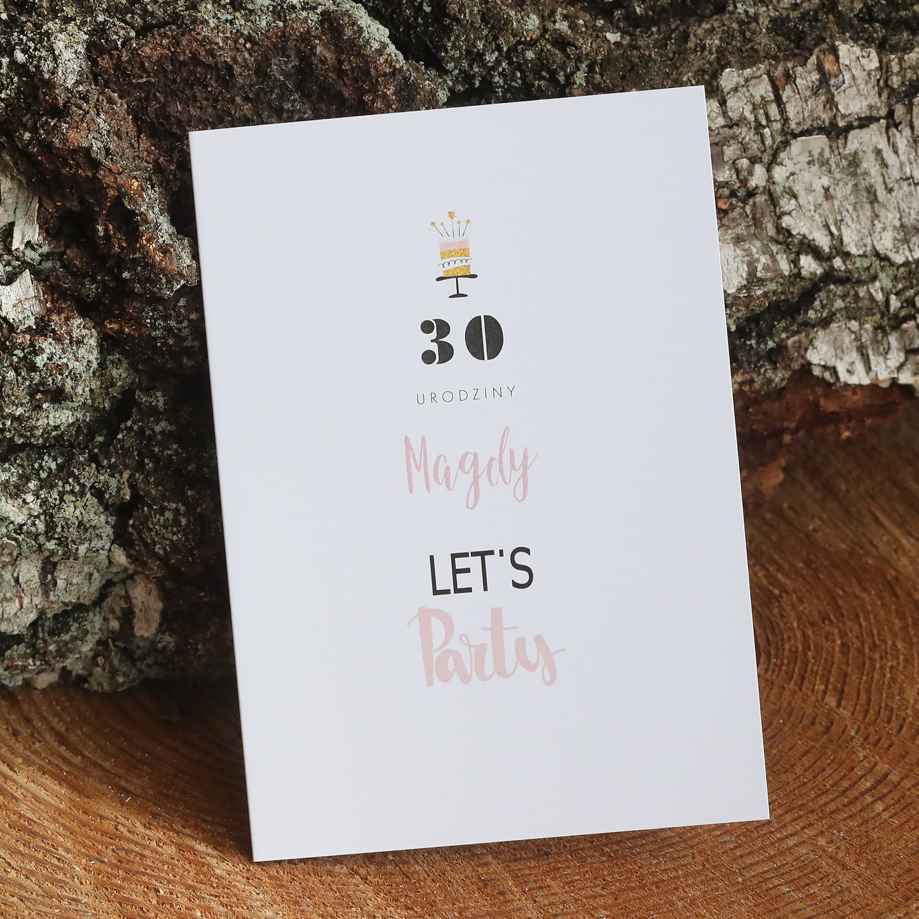 Zaproszenia na urodziny z tortem