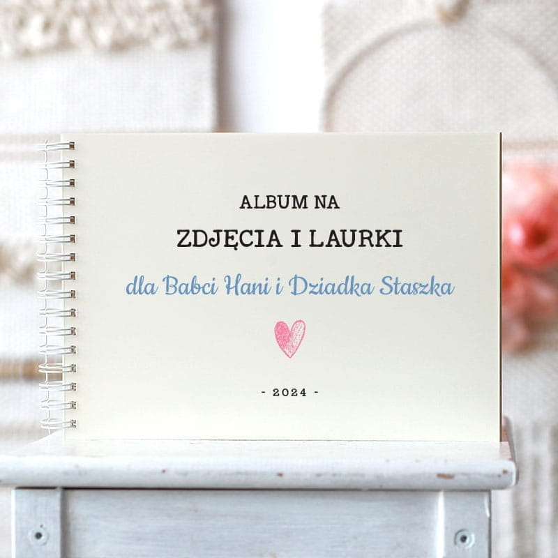 Album na zdjęcia i laurki dla Babci i Dziadka