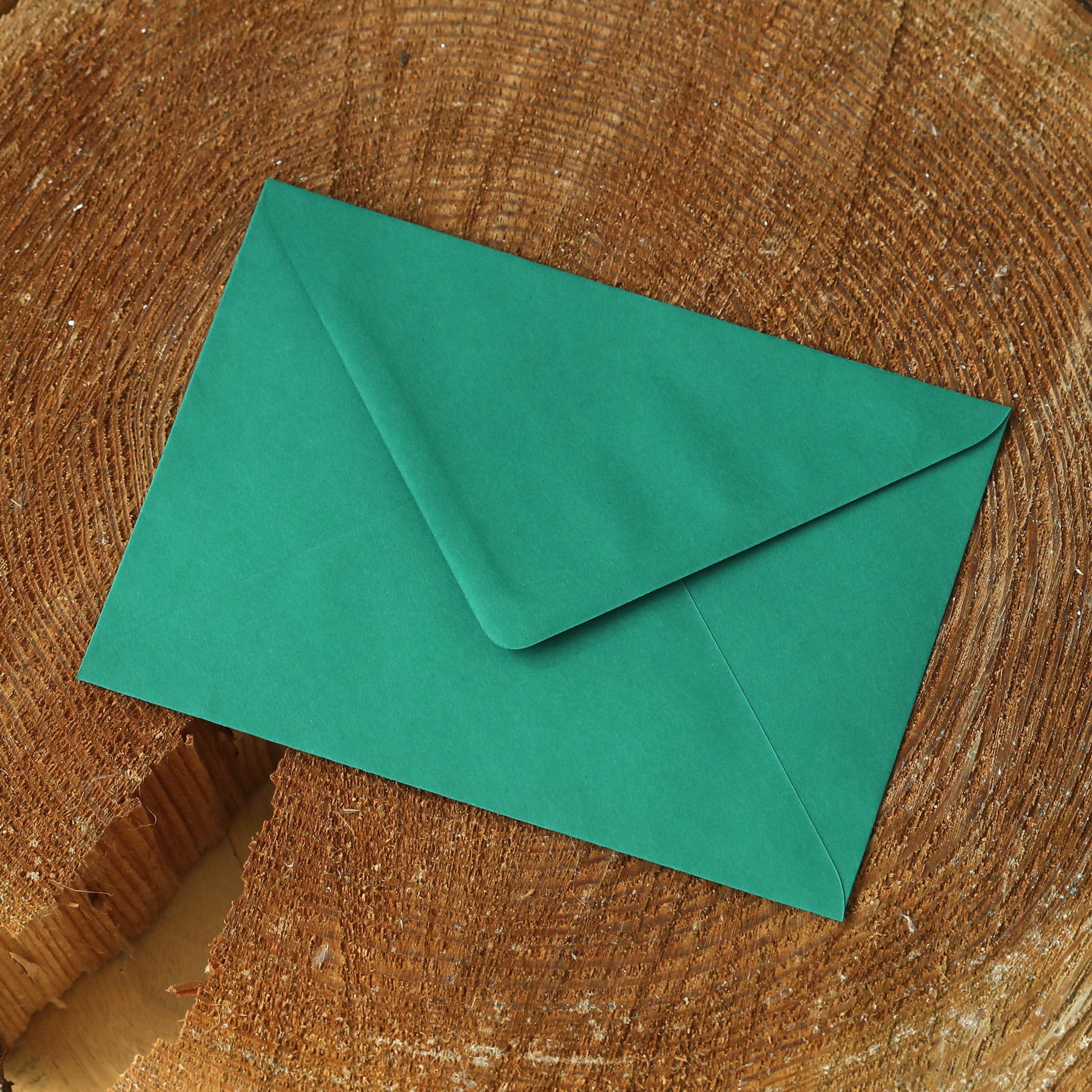 B6 NK Burano English Green butelkowa zieleń koperta