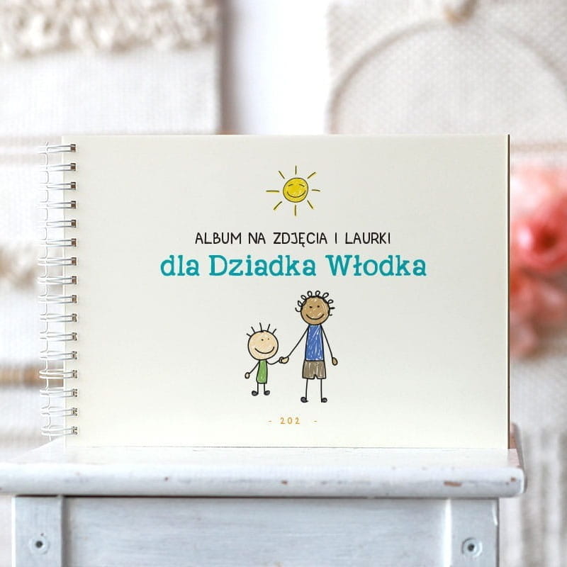 Album na zdjęcia i laurki dla Dziadka