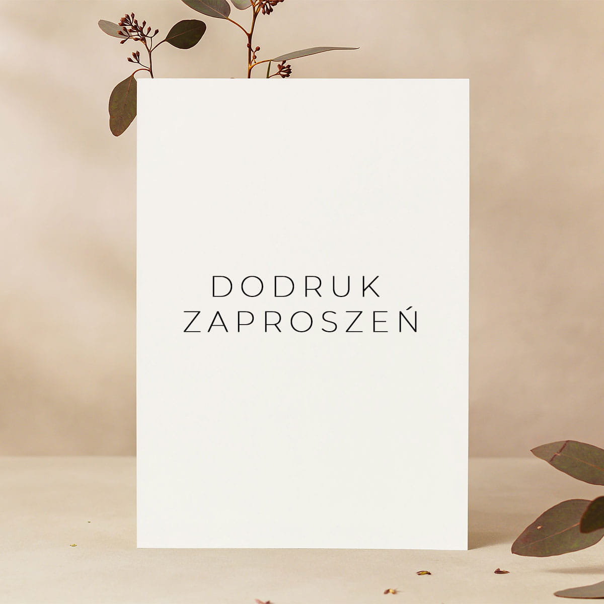 dodruk zaproszeń