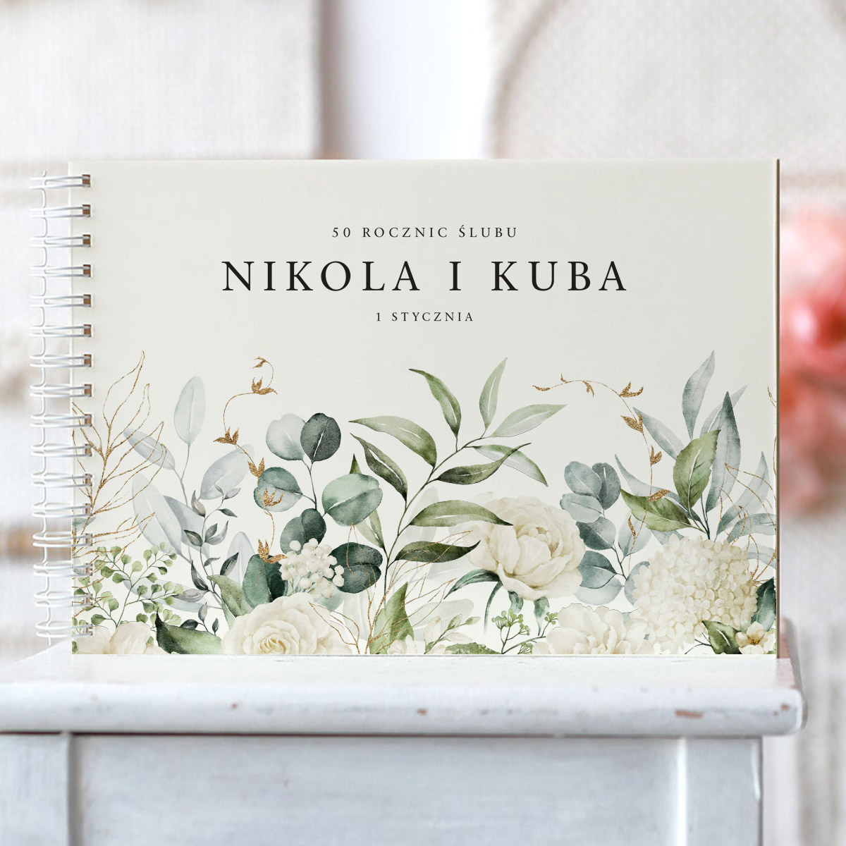 Sentymentalny prezent na ślub - Kronika 50 rocznic