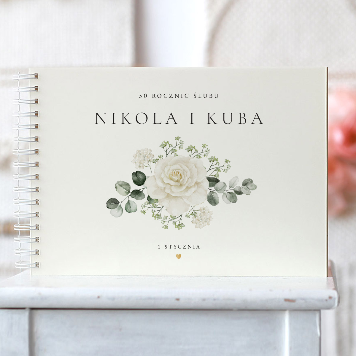 Sentymentalny prezent na ślub - Kronika 50 rocznic