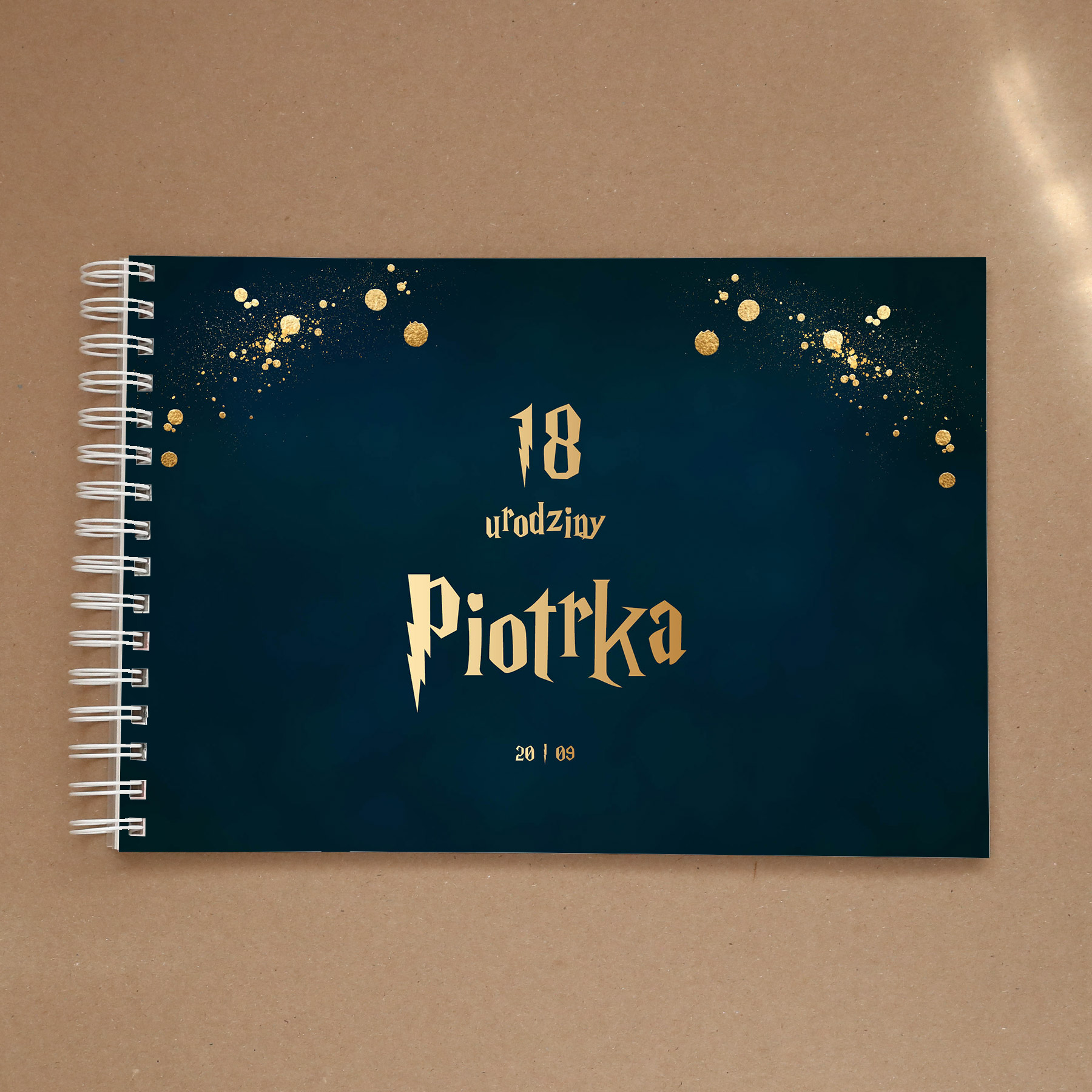 Księga gości na przyjęcie urodzinowe Harry Potter